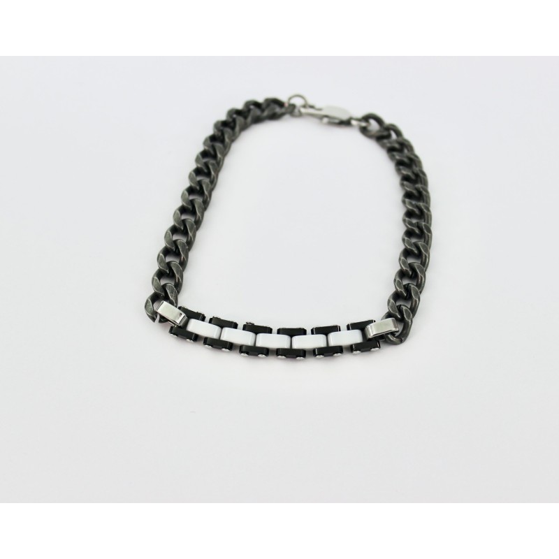 Braccialetto Acciaio Brunito