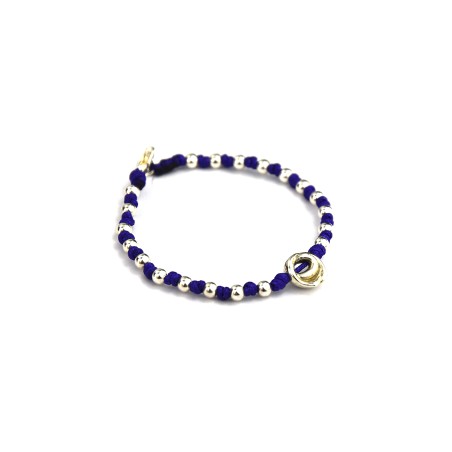Braccialetto Tortellino Blu Navy