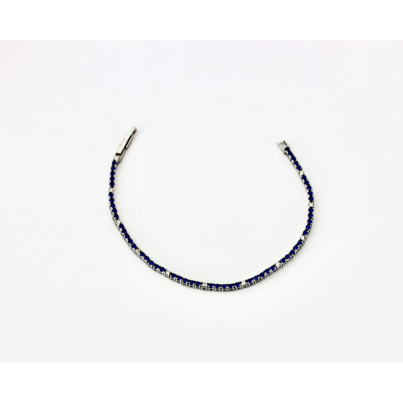 Braccialetto Tennis Blu