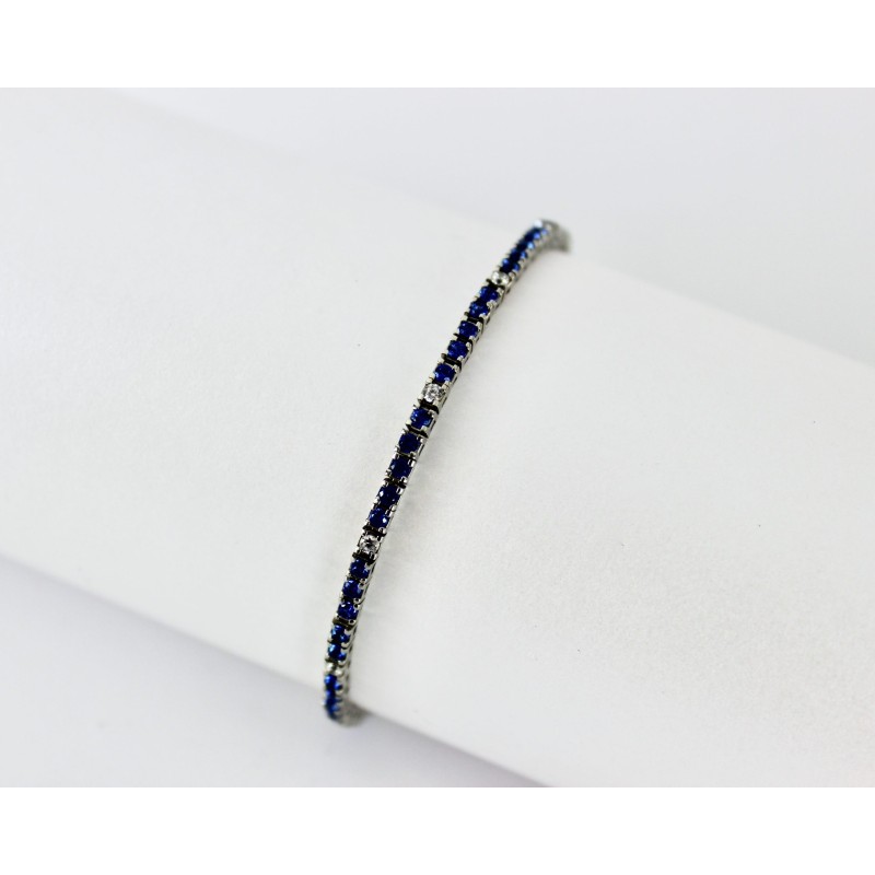 Braccialetto Tennis Blu