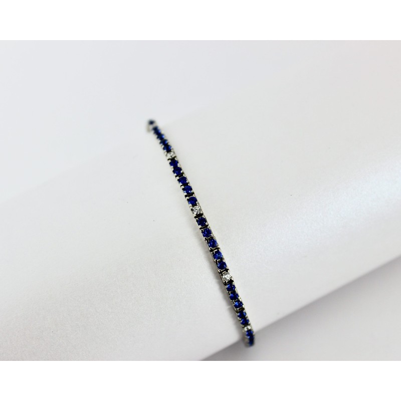 Braccialetto Tennis Blu