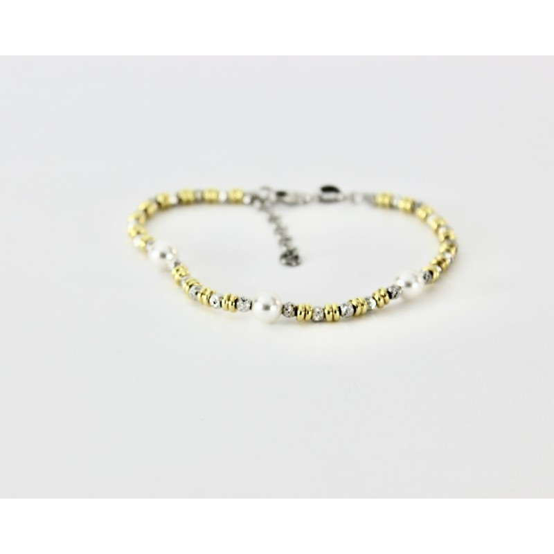 Braccialetto tris di perle