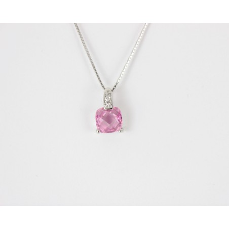 Collana Rosa argento
