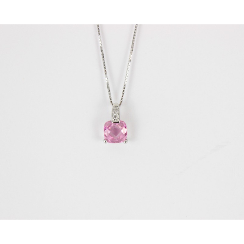 Collana Rosa argento