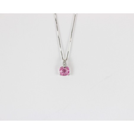Collana Rosa argento