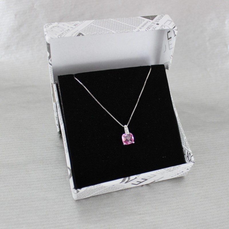 Collana Rosa argento