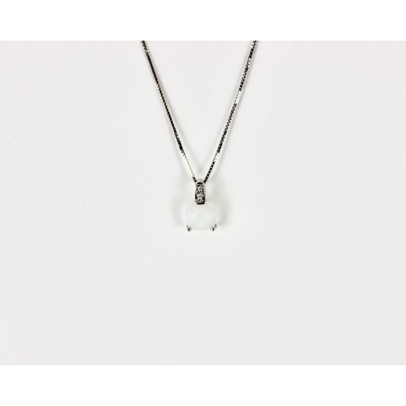 Collana Bianca Argento