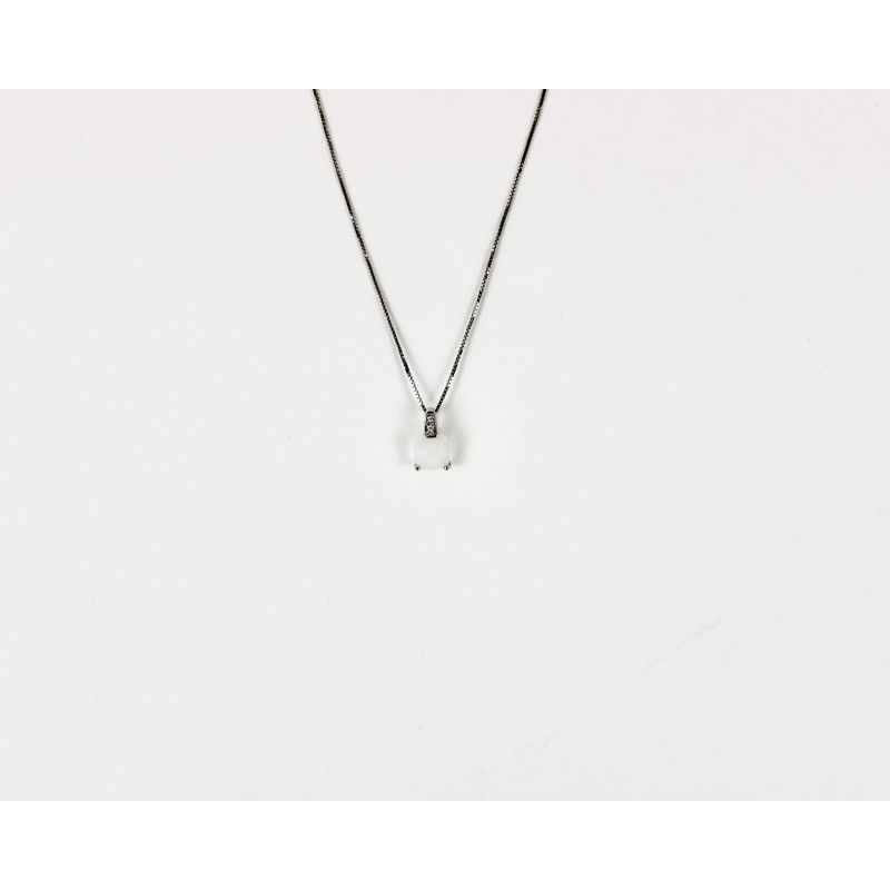 Collana Bianca Argento