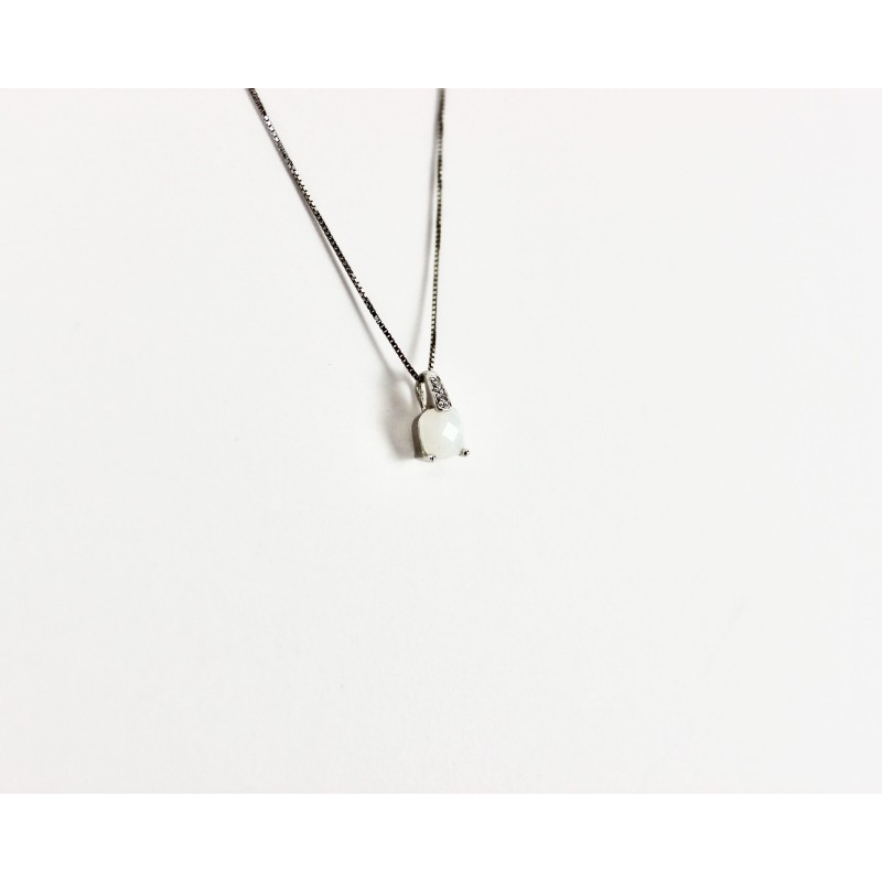 Collana Bianca Argento