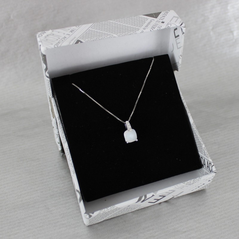 Collana Bianca Argento