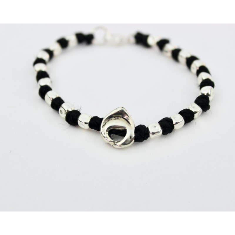 Braccialetto Tortellino Nero